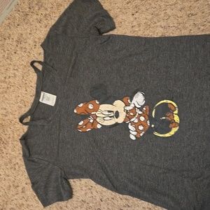 Vintage style Minnie Mouse cut out top